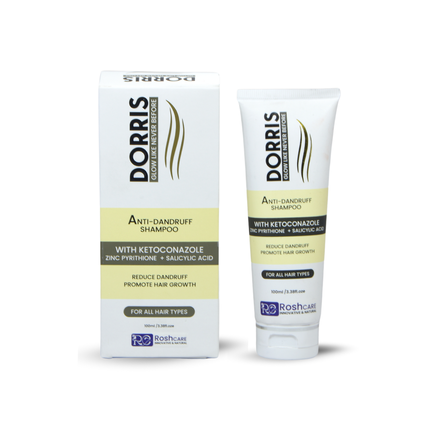 Doris Anti-Dandruff Shampoo - Effective scalp care for flake Free healthy hair